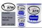 Preview: Porsche, Polar Silver Metallic, 92E / A8 92M: 1L Lackdose + 1L Klarlack + 500ml Härter - Set, von ATW Autoteile West.